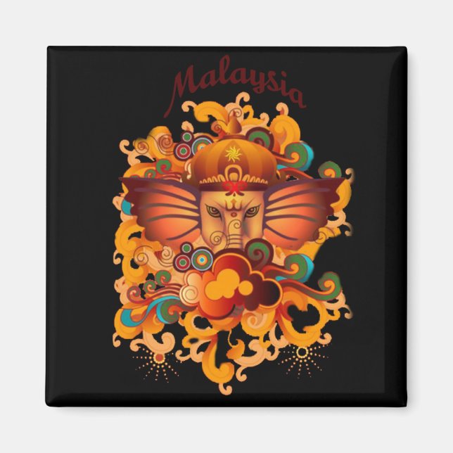 Imán Magnet Malasia (Frente)