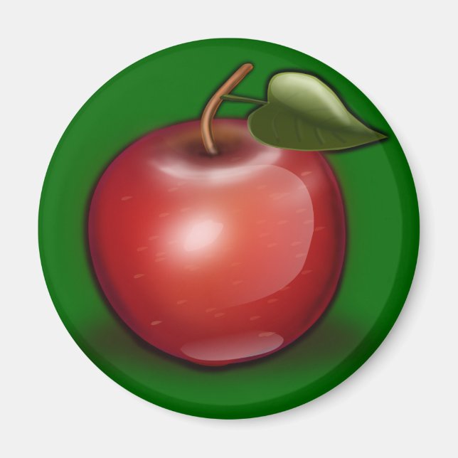 Imán Magnet - Manzana roja (Frente)