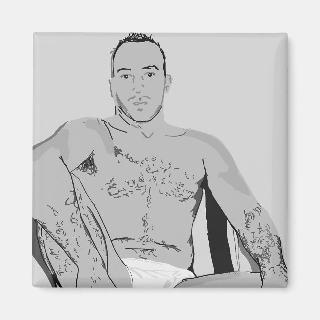 Imán Magnet masculino superior (Frente)