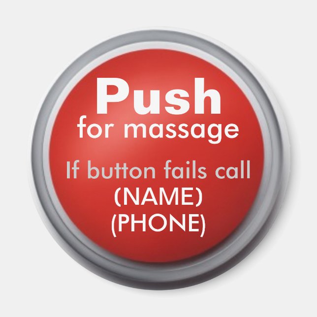 Imán Magnet Massage_Button (Frente)