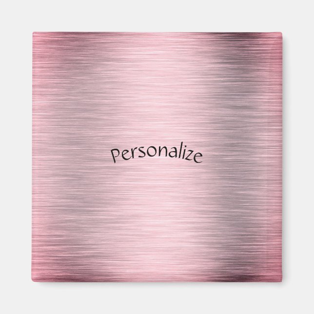 Imán Magnet metálico de acero (Frente)