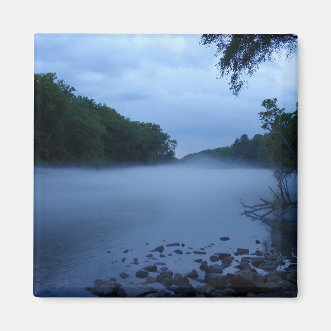 Imán Magnet - Mist del río Chattahoochee (Frente)
