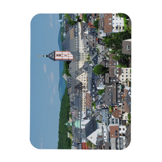 Imán Magnet mit der Stadtansicht von Siegen (Vertical)