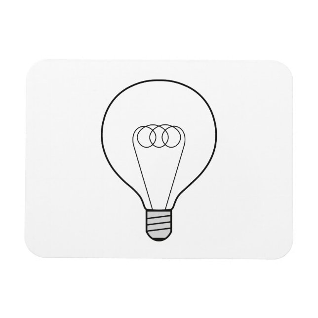 Imán Magnet mit Glühbirne (Horizontal)