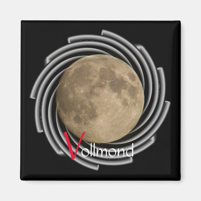 Imán Magnet mit Vollmond (Frente)