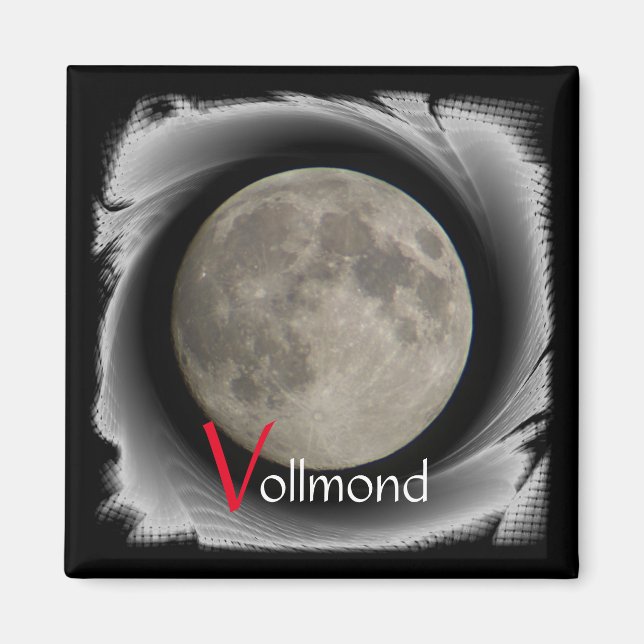 Imán Magnet mit Vollmond (Frente)