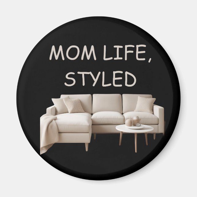 Imán Magnet Mom Life Styling (Frente)