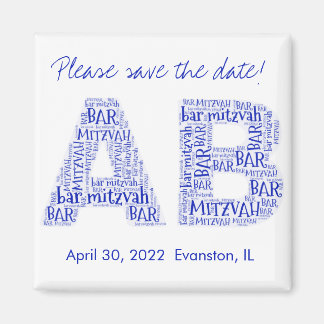 Imán Magnet monograma AB 091db5