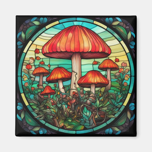 Imán Magnet Mushroom Art (Frente)