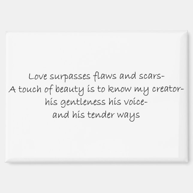 Imán Magnet my Creator" (Anverso)