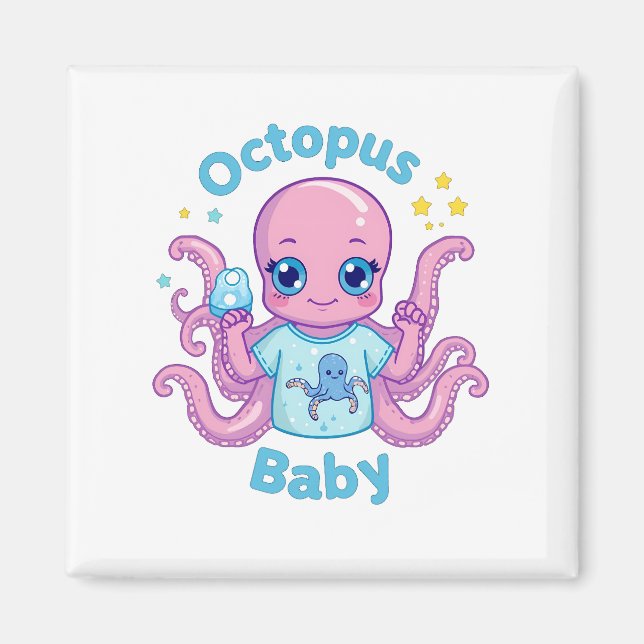 Imán Magnet Octopus Baby  (Frente)
