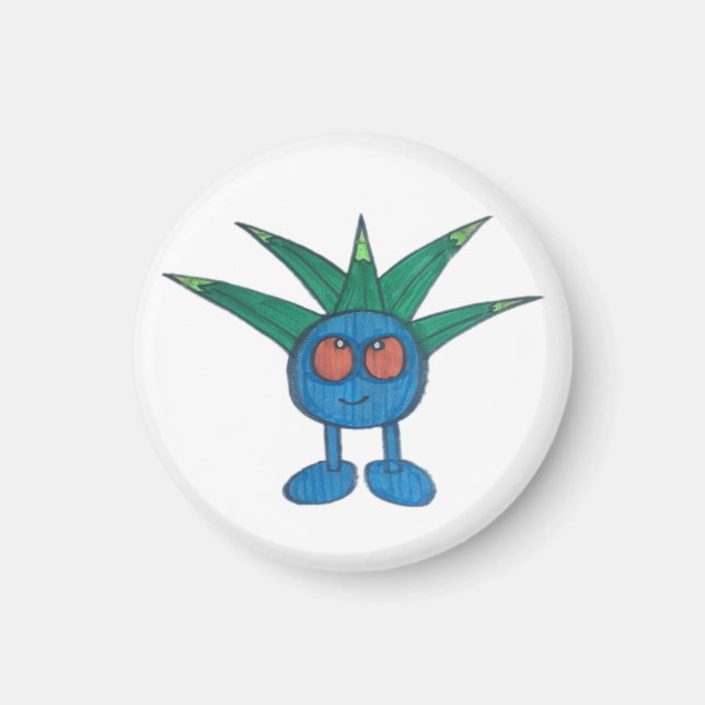 Imán Magnet Oddish de diseño JMC (Frente)