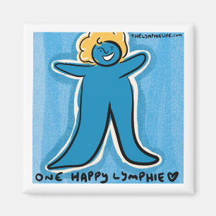 Imán Magnet "One Happy Lymphie"