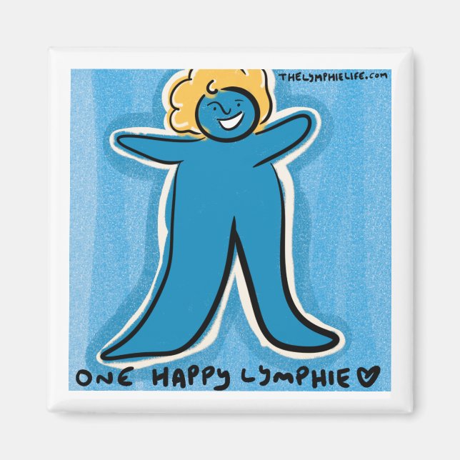 Imán Magnet "One Happy Lymphie" (Frente)