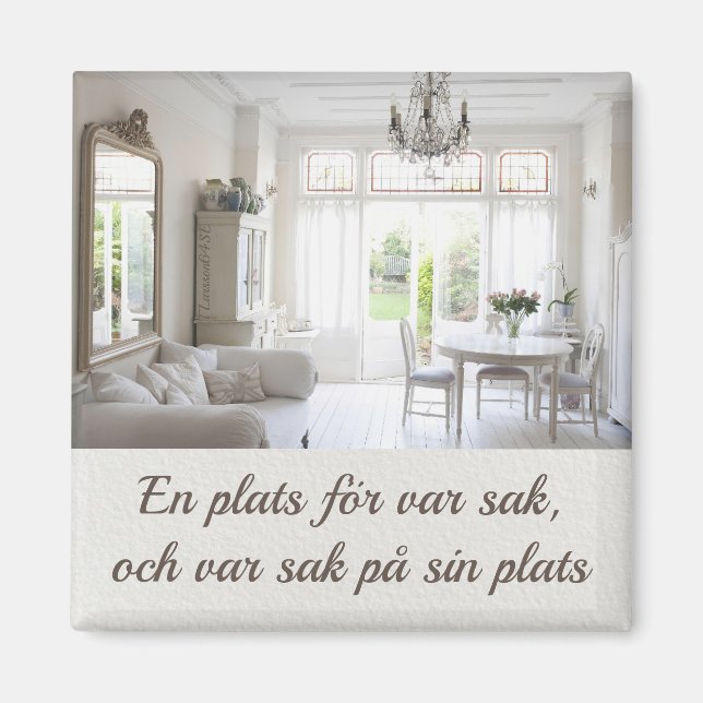 Imán Magnet — Ordning & reda (Frente)
