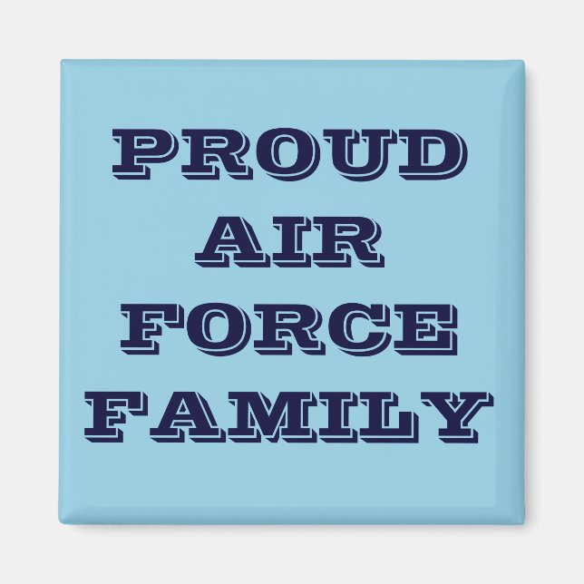 Imán Magnet Orgulloso Air Force Family (Frente)