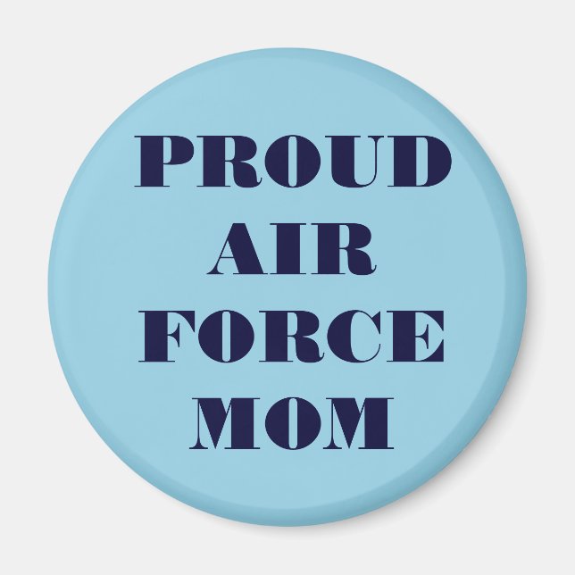 Imán Magnet Orgulloso Air Force Mom (Frente)