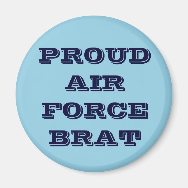 Imán Magnet Orud Air Force Brat (Frente)