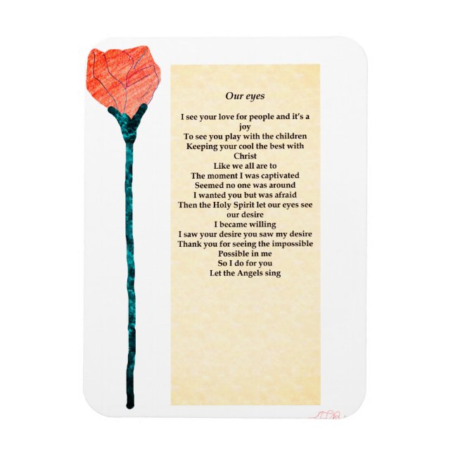 Imán Magnet-"Our eyes"  (Vertical)