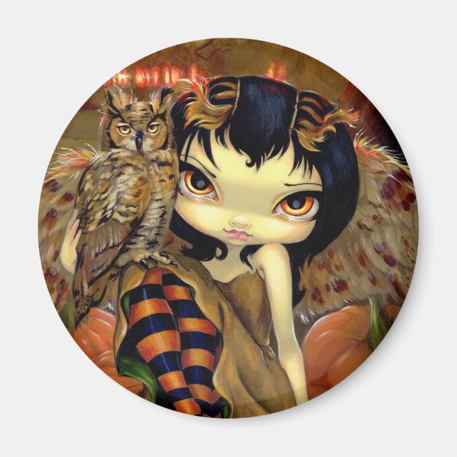 Imán Magnet "Owlyn in Autumn" (Frente)