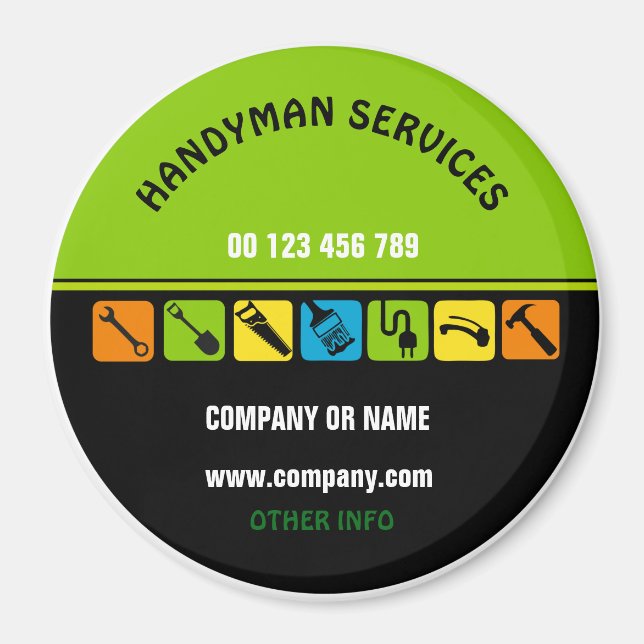 Imán Magnet para el hombre de mano (Frente)