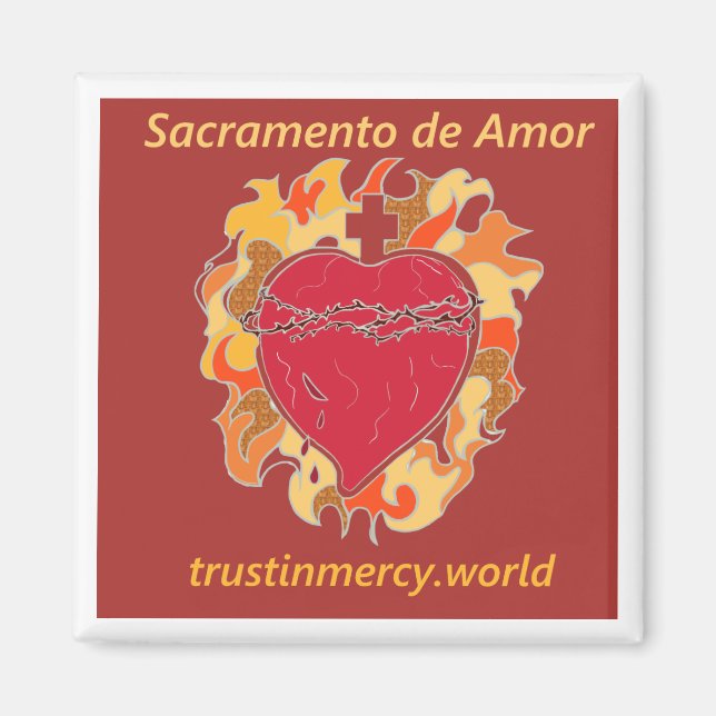Imán Magnet para Sacramento de Amor (Frente)
