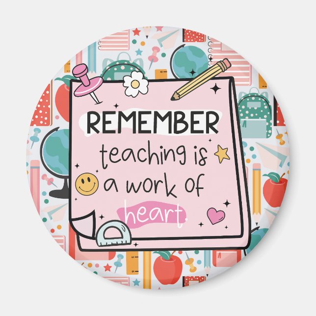 Imán Magnet para un profesor (Frente)