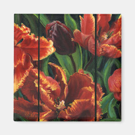 Imán Magnet "Parrot Tulips Triptych"