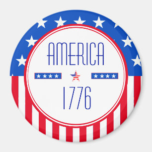 Imán Magnet patriótico americano de 1776