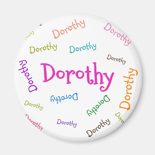 IMÁN MAGNET PERSONAL , NOMBRE DE LOS NIÑOS, PARA LOS NI (Frente)