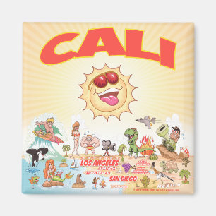 Imán Magnet Personalizado Cali del Sur de California
