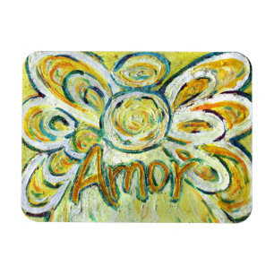 Imán Magnet Personalizado de palabras de ángel de Amor 