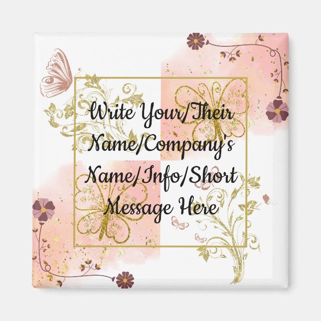 Imán Magnet personalizado para todo lo que te gusta (Frente)