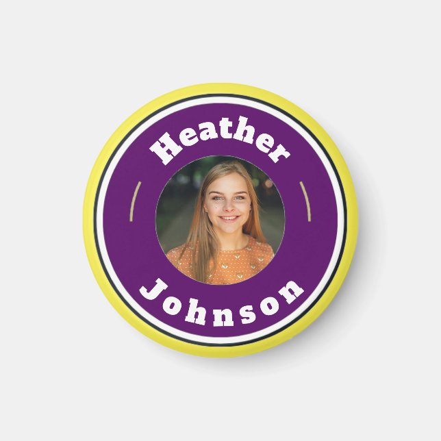 Imán Magnet - Personalizado Personalizado (añadir nombr (Frente)