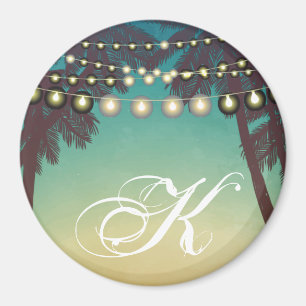 Imán Magnet Personalizado XMAS Beach Sunset Palm Trees