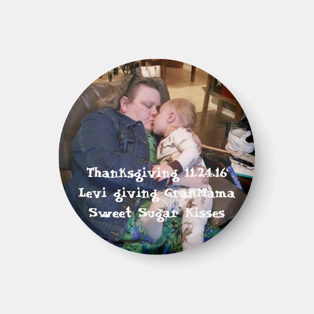 Imán Magnet personalizar agrega tu foto especial (Frente)