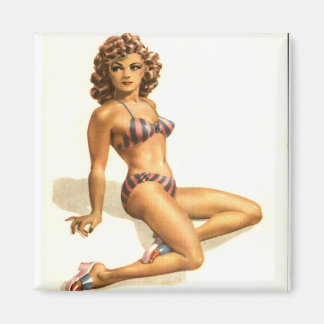 Imán Magnet - Pin=up Chica