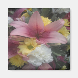 Imán Magnet Pink Lily Beauty