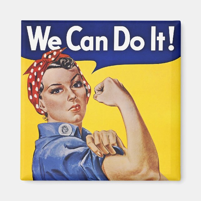 Imán Magnet: Podemos hacerlo - Imagen de afiche de époc (Frente)