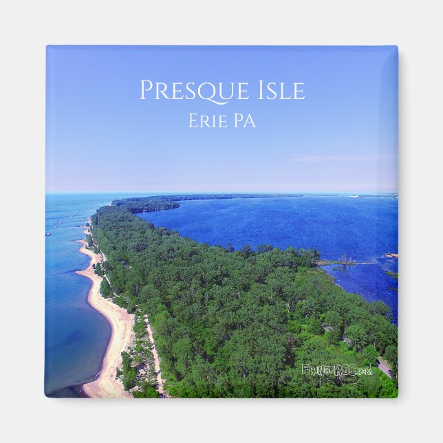 Imán Magnet - Presque Isle Erie PA (Frente)