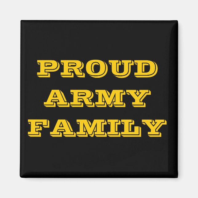 Imán Magnet Proud Army Family (Frente)