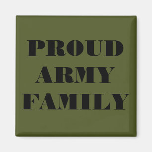 Imán Magnet Proud Army Family