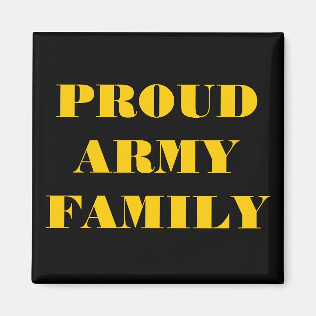 Imán Magnet Proud Army Family (Frente)