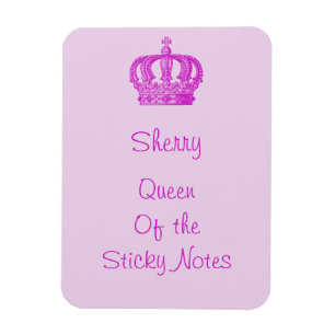 Imán Magnet Queen of the Sticky Notes