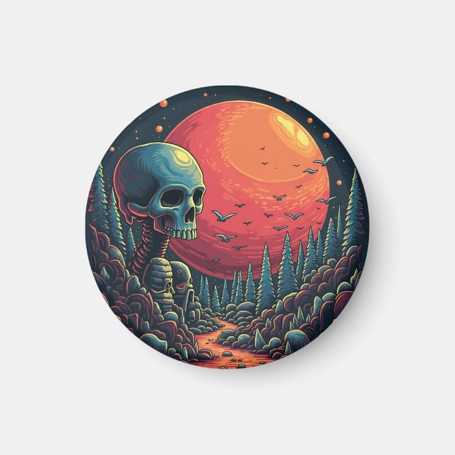 Imán "Magnet redondeado personalizado - foto o diseño P (Frente)
