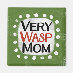 Imán Magnet Refrigerador De Mamá Muy Wasp