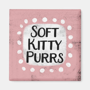 Imán Magnet Refrigerador Soft Kitty Purrs
