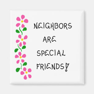 Imán Magnet- Regalo para vecinos- Cita sobre amigos