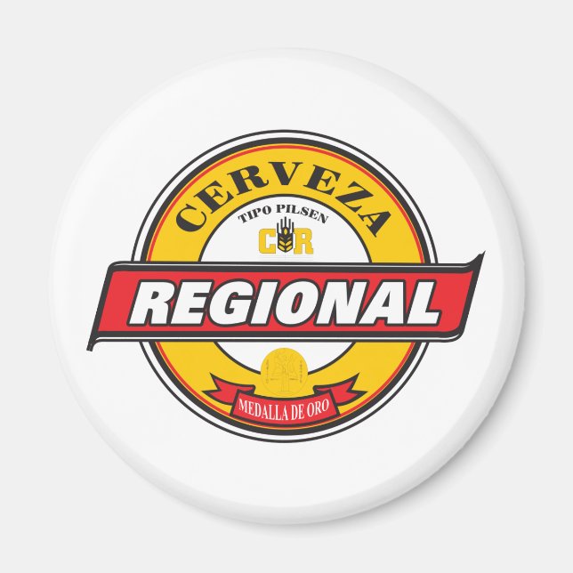 Imán Magnet regional de Cerveza (Frente)