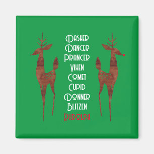 Imán Magnet - Rindeer de Santa - Rudolph